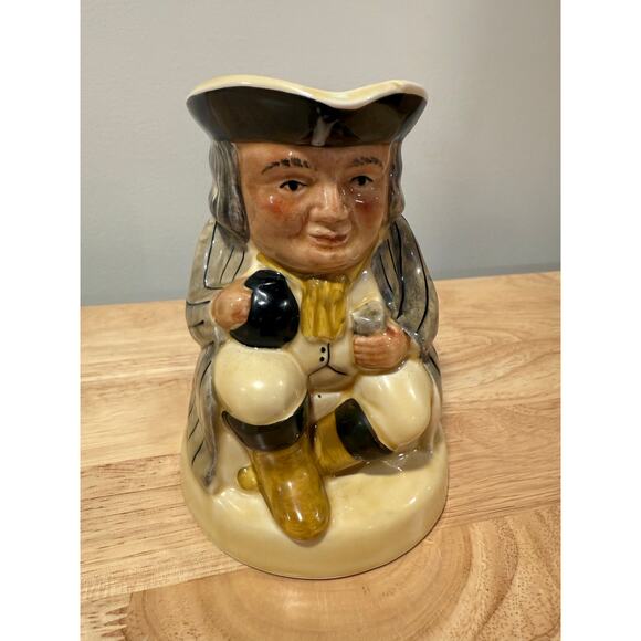 Wood Potters of Burslem Handpainted Toby /Character Jug Man w Ale JL - Picture 1 of 11
